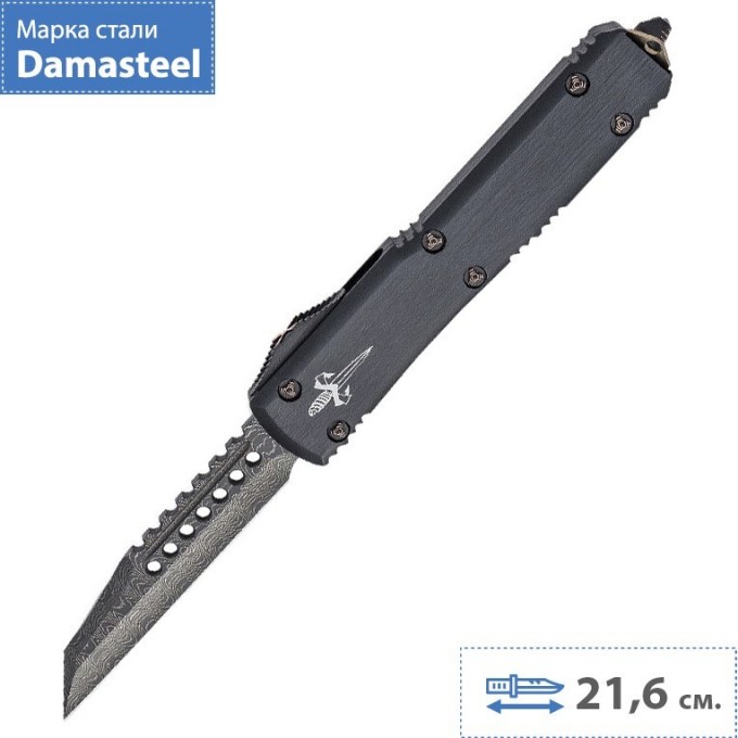 Нож MARFIONE CUSTOM ULTRATECH WARHOUND DAMASCUS Нож MARFIONE CUSTOM ULTRATECH WARHOUND DAMASCUS