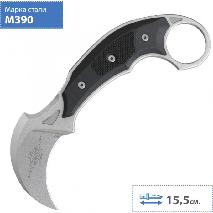 Нож MICROTECH BASTINELLI ICONIC KARAMBIT 118-10R MT_118-10R Нож MICROTECH BASTINELLI ICONIC KARAMBIT 118-10R MT_118-10R