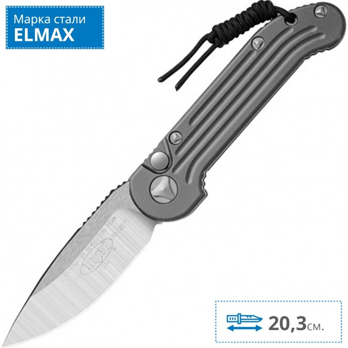 Нож MICROTECH LUDT SATIN MT_135-4GY Нож MICROTECH LUDT SATIN MT_135-4GY