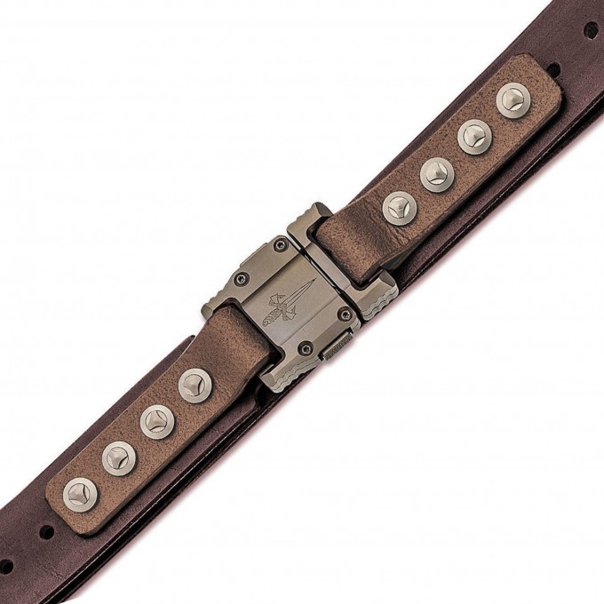 Ремень MARFIONE CUSTOM APIS BELT DARK BROWN WATER BUFFALO MT_Apis Belt dark brown water Ремень MARFIONE CUSTOM APIS BELT DARK BROWN WATER BUFFALO MT_Apis Belt dark brown water
